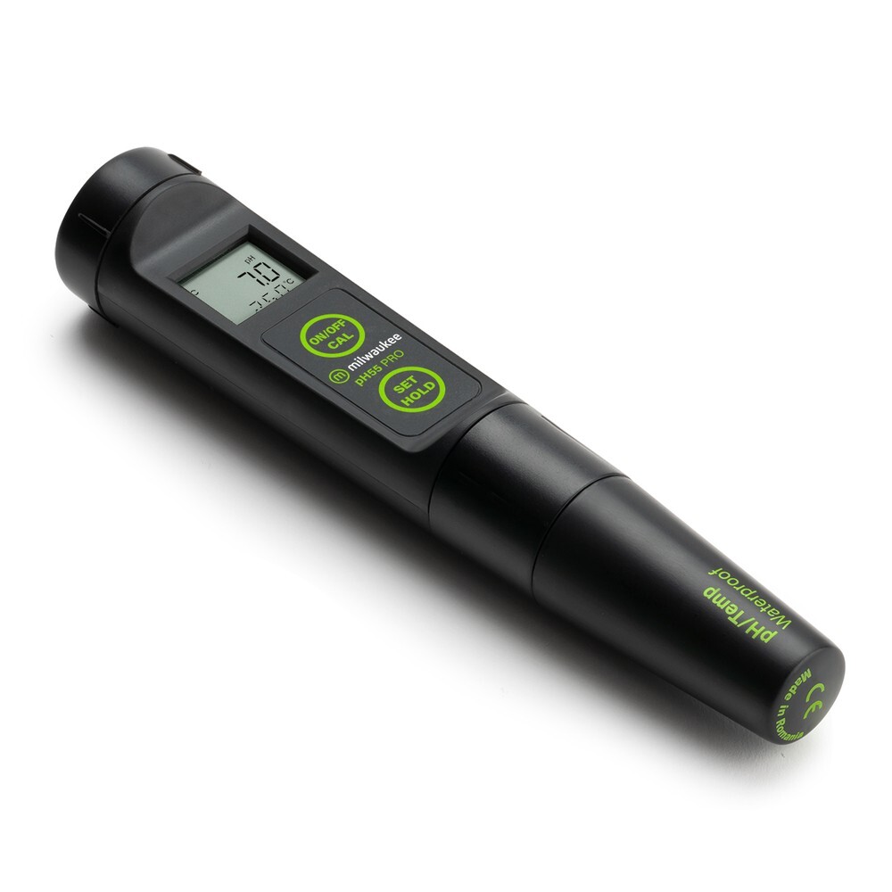 Milwaukee PH55 PRO Waterproof pH & Temperature Tester with ATC & Replaceable Pro