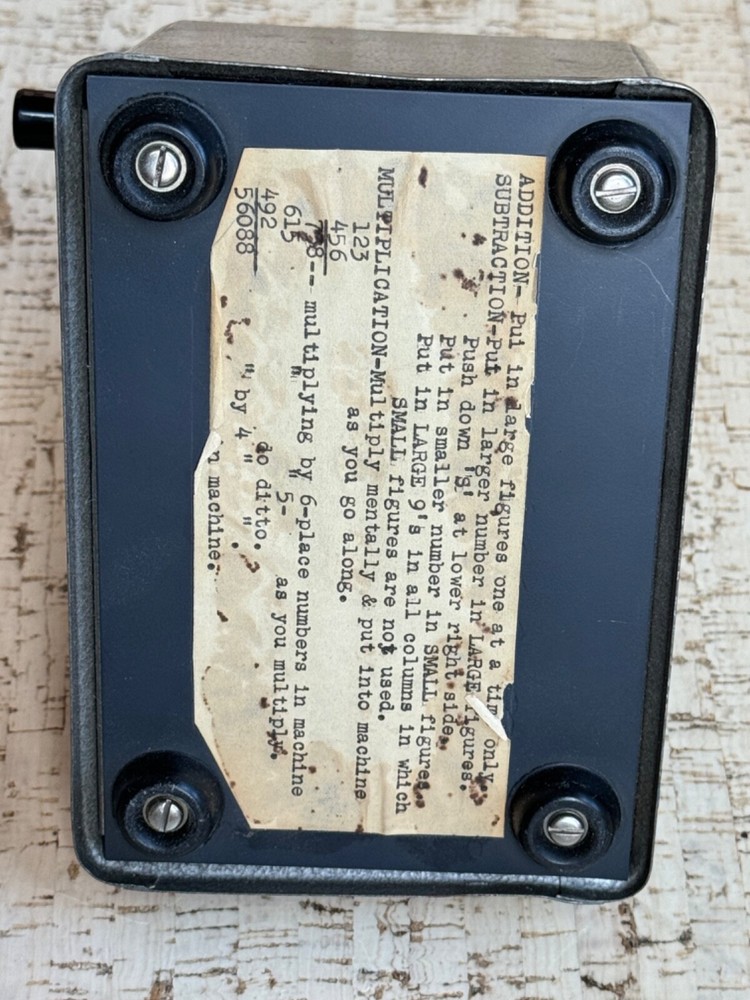 Hoffritz Antique Vintage Mechanical Adding Machine, West Germany