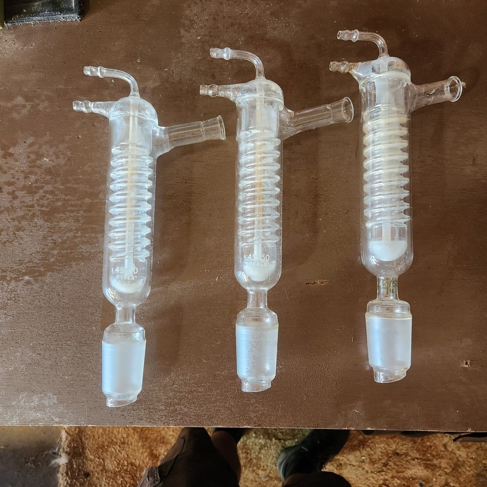 Corning Pyrex Glass Freidrich Condenser 45/50 Lower Joint