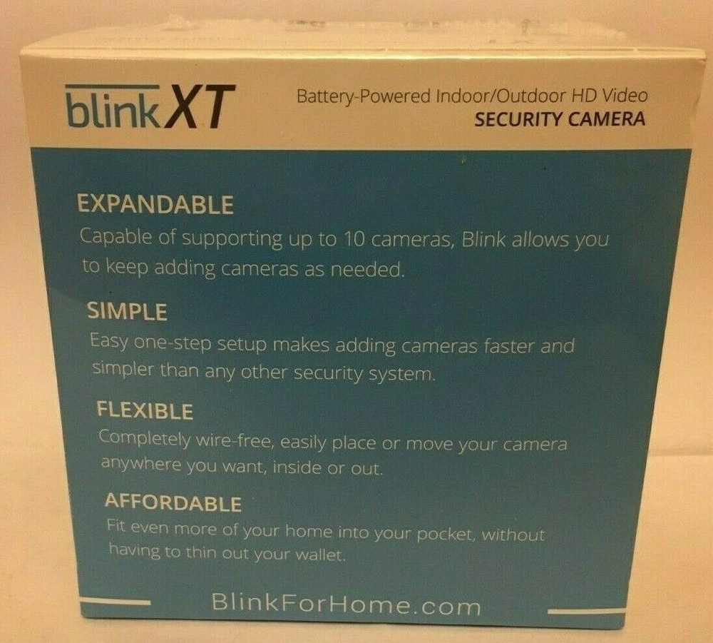 BLINK XT Battery Powered Home Security Camera Add-On HD Video Cloud Storage XT1