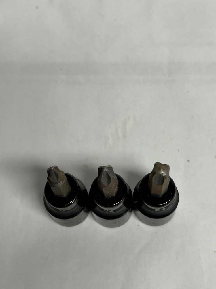 RARE Mac Tools Jesse James WCC 3/8" Drive Specialty Philips Socket Set (3) 1,2,4