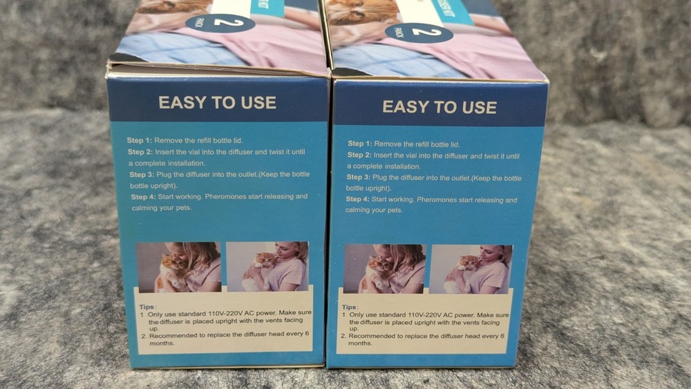 Cat Calming Diffuser, 4 Pack TachengMc,Cat Pheromones 2 Diffuser + 4 Refill 48ml