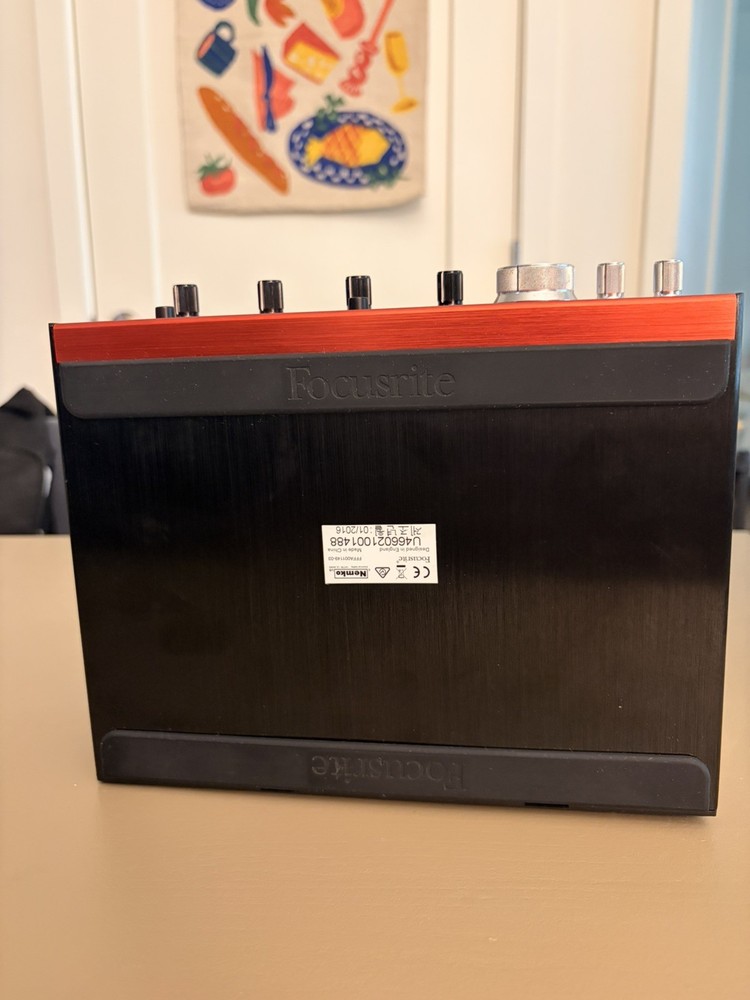 Focusrite Clarett 4Pre 18x8 Thunderbolt Audio Interface