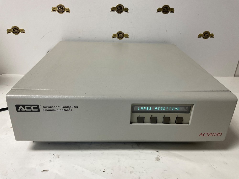 ACC Advanced Computer Communication model ACS4030 powers up & self test fine