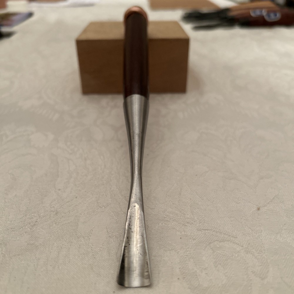 Custom Forged Long Neck Socket Gouge Chisel # 7 / 15mm New Guaranteed Sharp