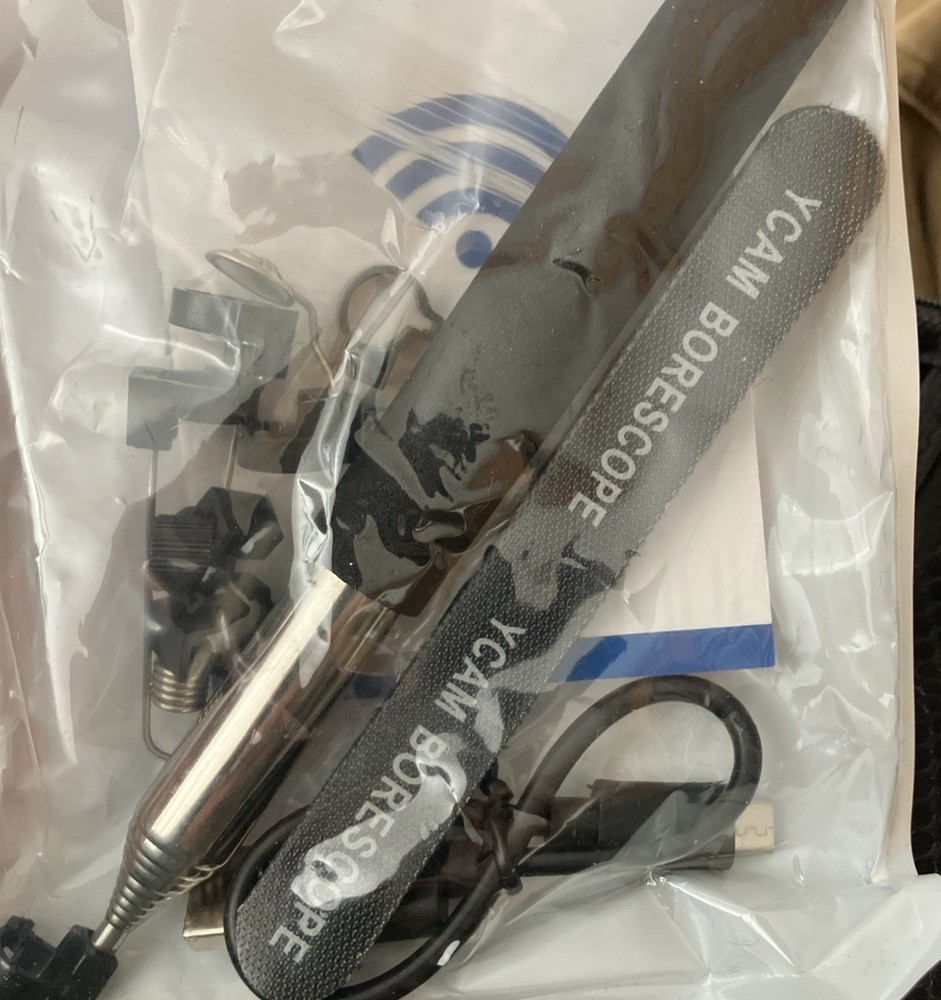 Rotek Wireless Wi-Fi Borescope with Manual and Case Tested Working