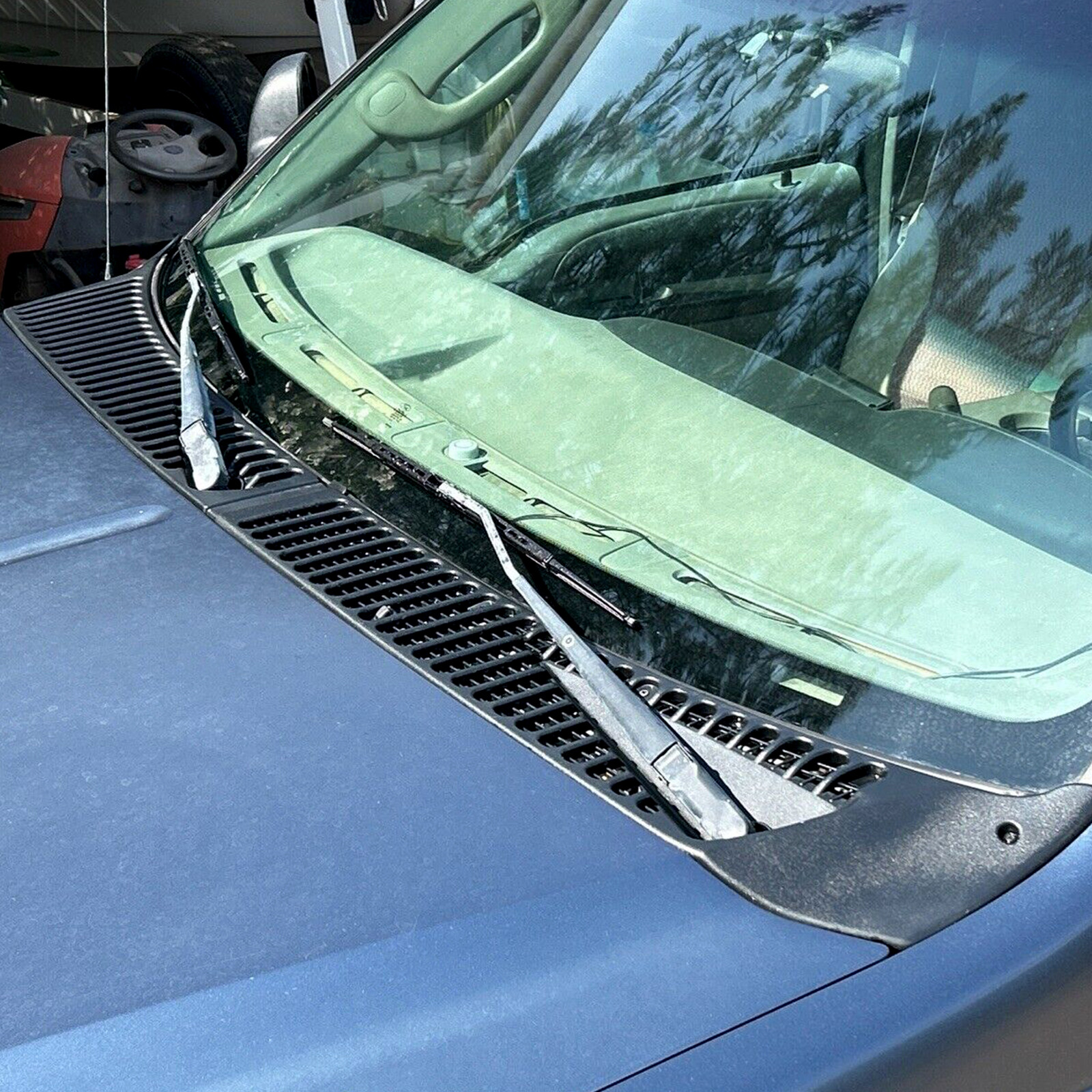 For Ford 99-07 F250 F350 Windshield Wiper Vent Cowl Screen Cover Grille Panel