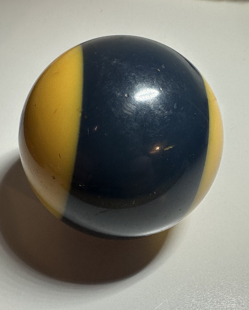 Vintage Replacement Billiard Pool Ball 2 1/4" Diameter Number 10 Stripes