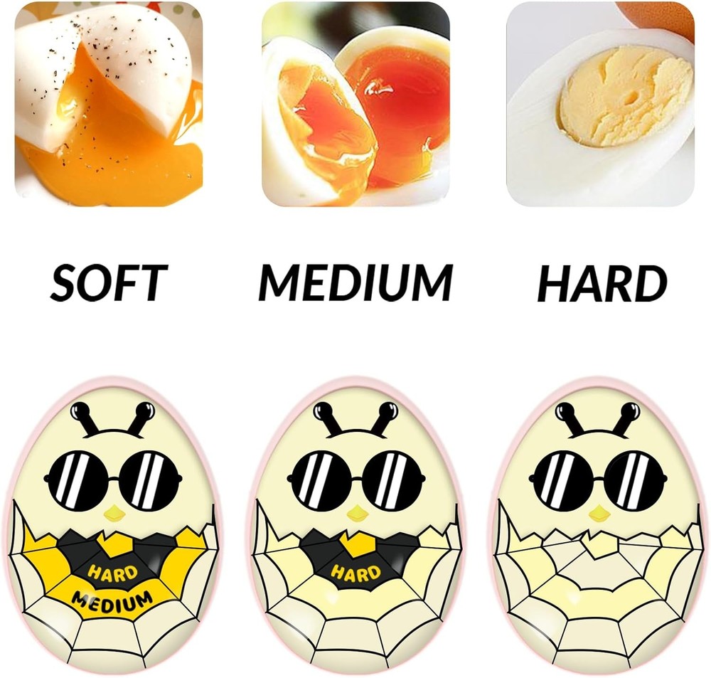 Egg Timer Soft Hard Boiled Egg Boiler Timer That Changes Color When Done