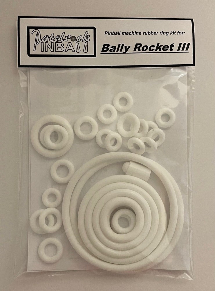 1967 Bally Rocket III Pinball Machine Rubber Ring Kit