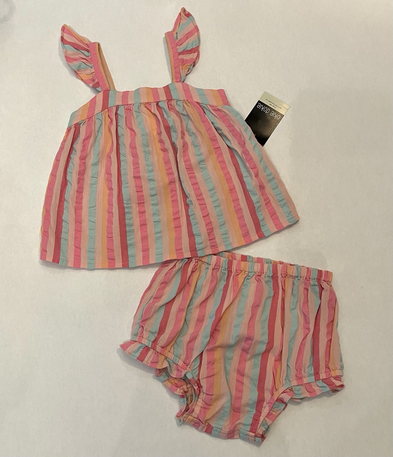 Baby Girl 24 Months Shorts Tank 2 PC Set Cute Summer Outfit New