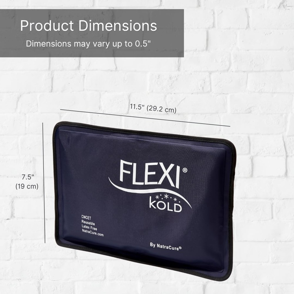 FlexiKold Ice Pack - Medium Cold Compress for Muscle Recovery & Injuries