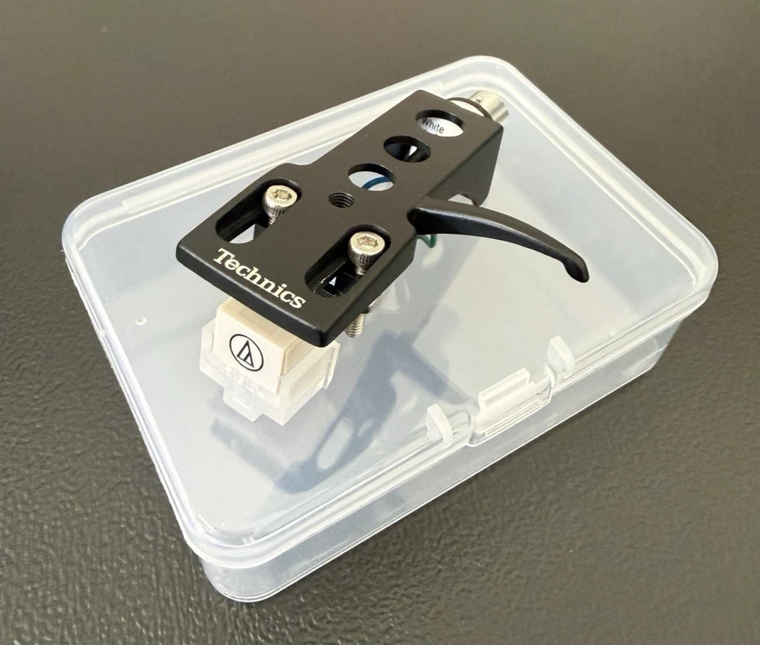 NEW TECHNICS LOGO HEADSHELL KIT WITH AT-3600L CART 4 COLORS - READ!!  FREEBIE!!!