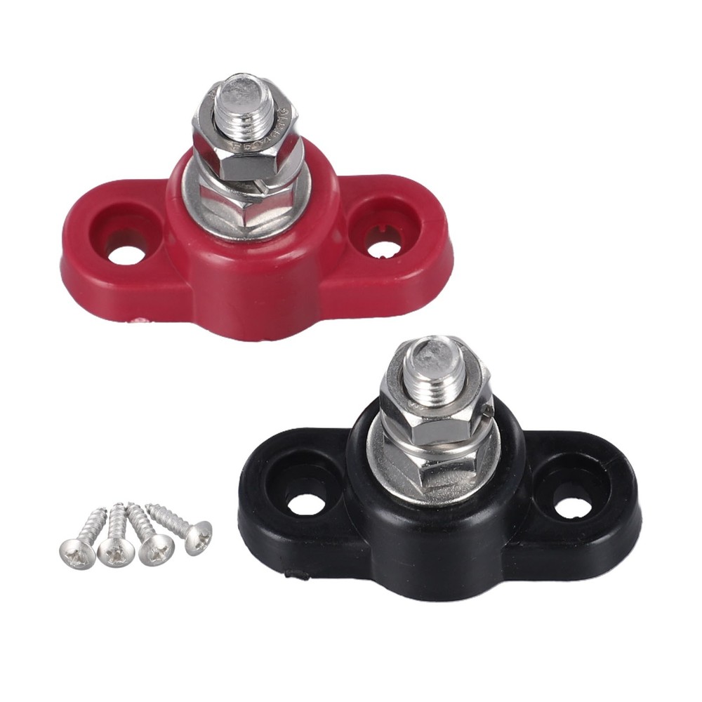 Insulated Battery Terminals 2 Pack Junction Post for Electrical Purposes