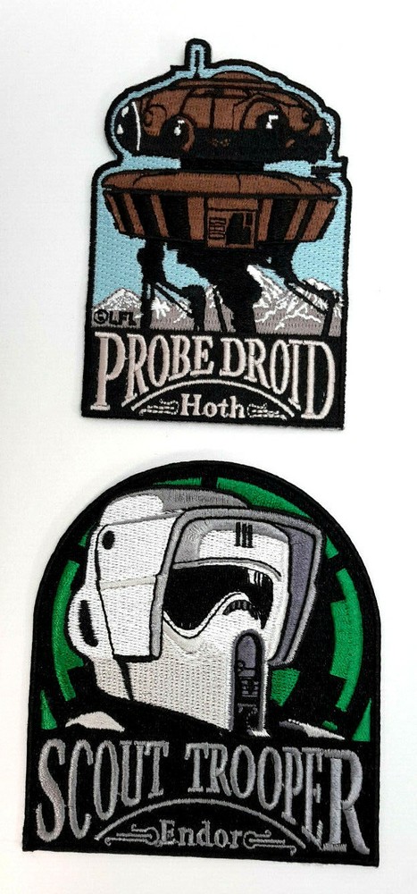 Deluxe 4" Star Wars Patch Collection- Probe Droid Hoth or Scout Trooper