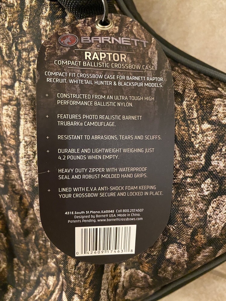 Barnett TruBark Compact Ballistic Case (NEW WITH TAGS) - See description please