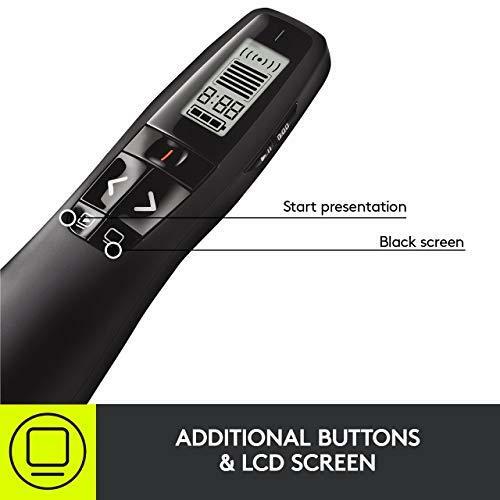 Logitech Professional Presenter R800, Wireless Presentation Clicker Remote with