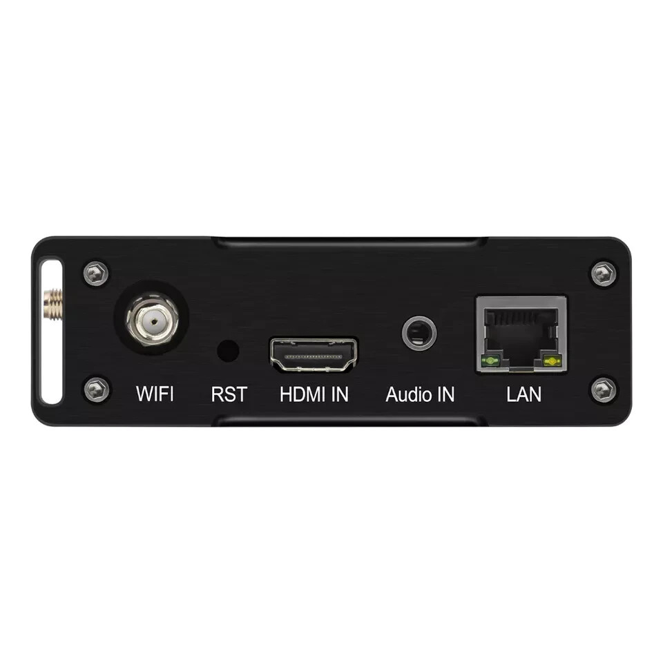 4G Video Encoder-H.264 & H.265 Low Latency Live Stream Transmitter for IP Broadc