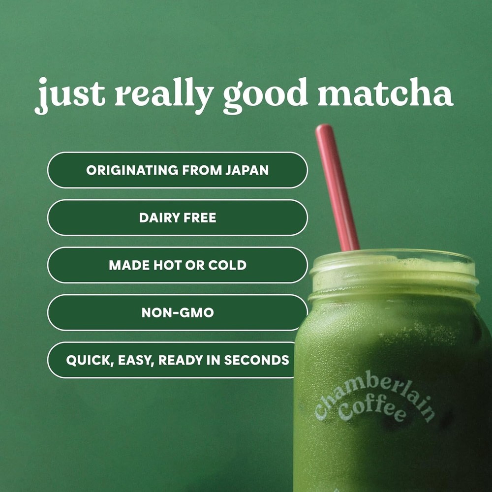 Chamberlain Coffee Lavender Matcha Latte Mix - 10 Servings