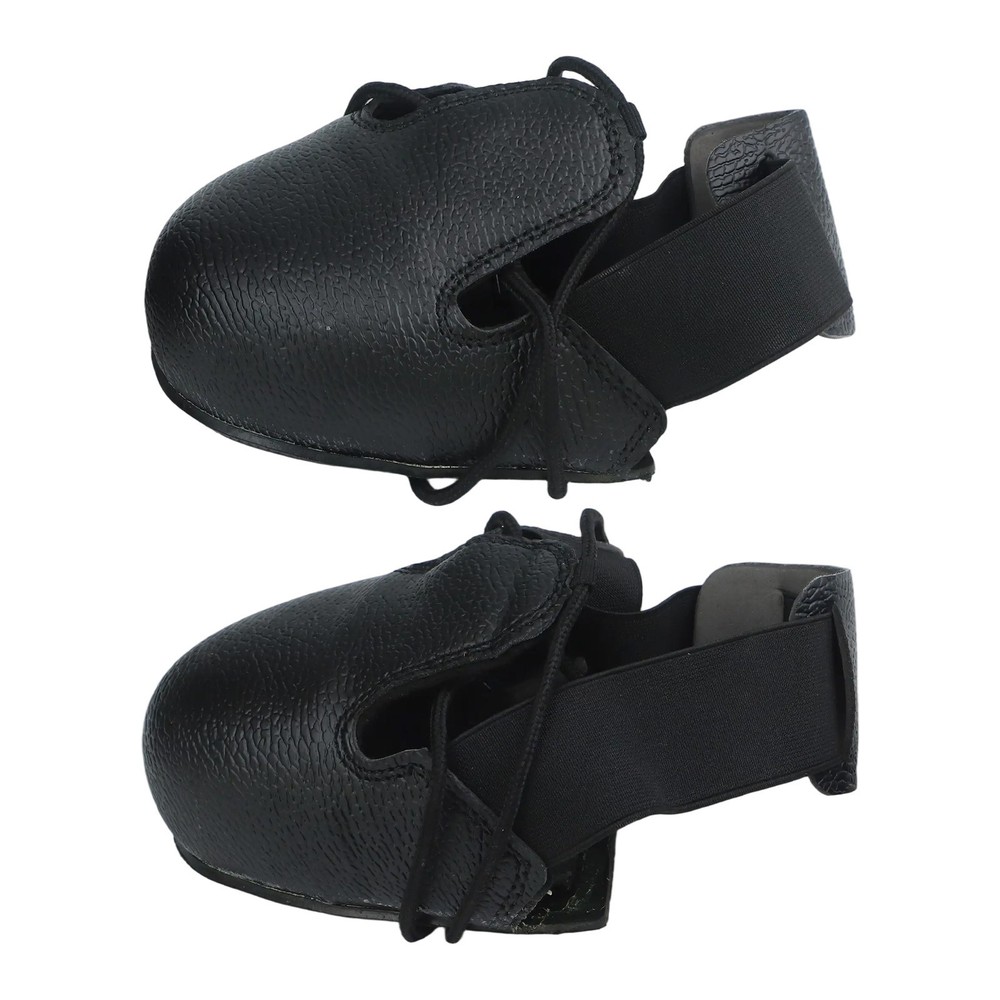Leather Safety Shoe Covers Featuring Elastic Bands for Customizable Fit at Work