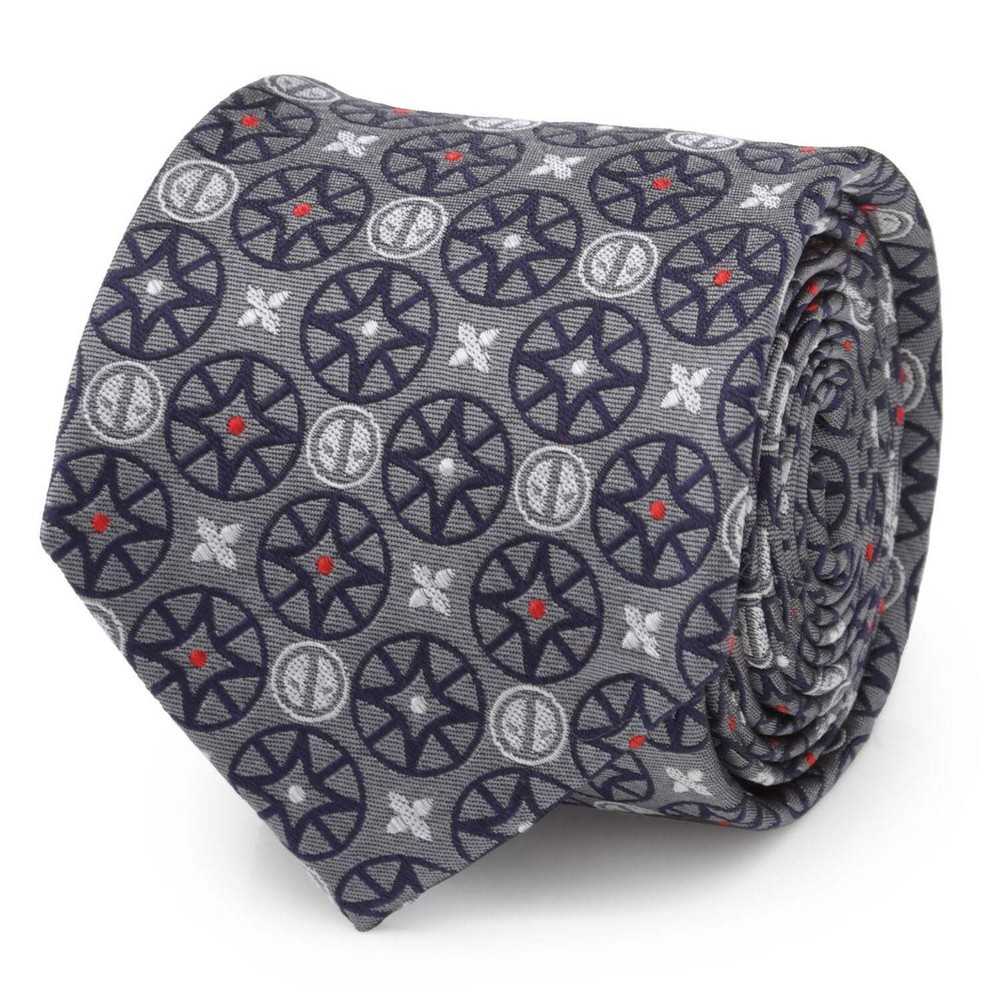 Marvel Deadpool Gray Men's Tie