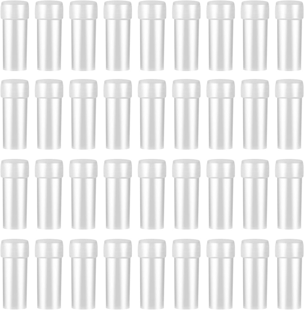 100Pcs 5ML Small Pill Plastic Containers Empty Pill Bottles Sample Bottles Vi...