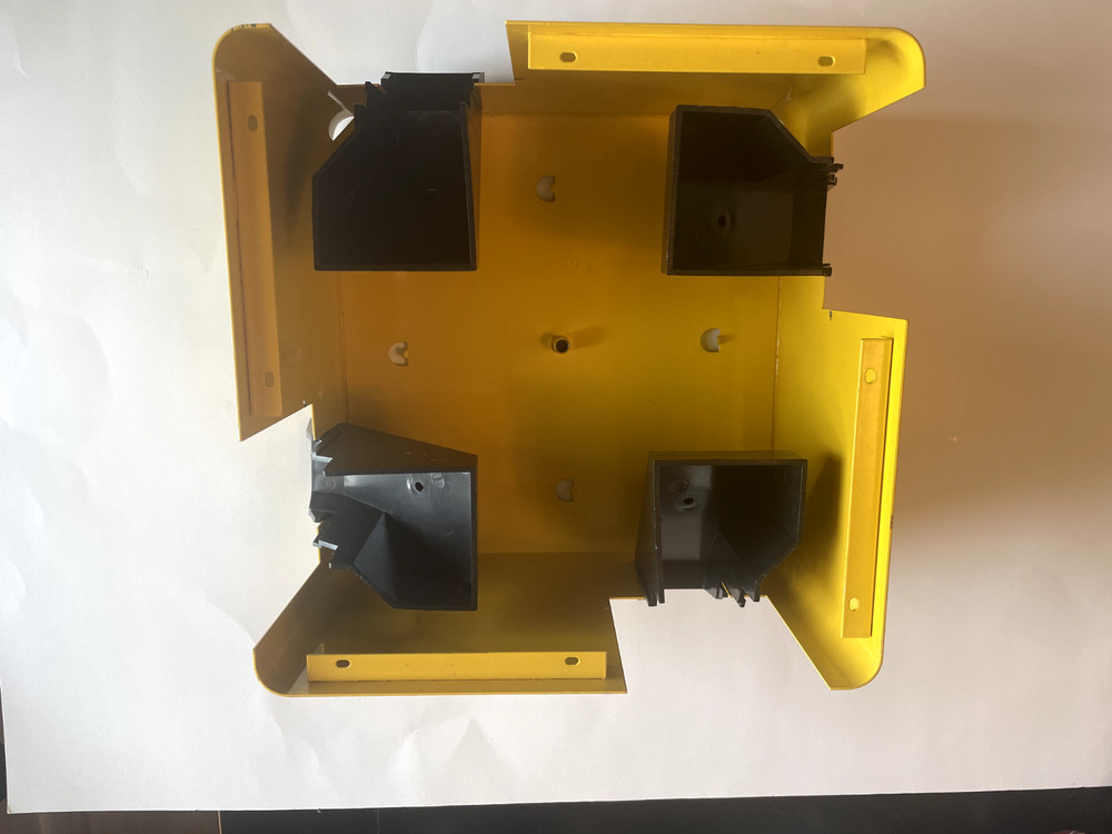 U-Turn Bulk Candy Vending Machine Part: Lower Chassis w/ 4 Candy Chutes