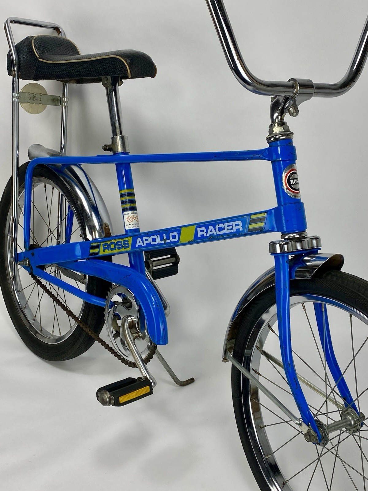 Vintage Ross Apollo Racer 20” 1970’s Muscle Bike Hawaiian Maui Blue TTT Original