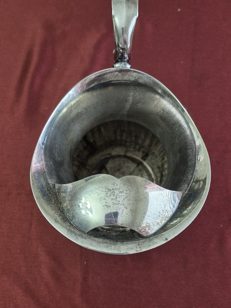 Oneida MCM Silver Plate Water Pitcher With Ice Guard