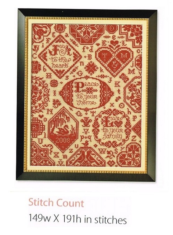 SIMPLE BLESSINGS  CROSS STITCH  PATTERN  ONLY   -    Y18