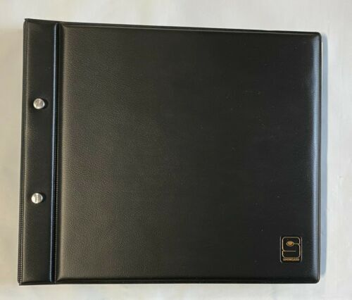 Showgard #10 Cover Album Black Padded Binder Holds 104 Covers 10-1/4" x 10-1/4"