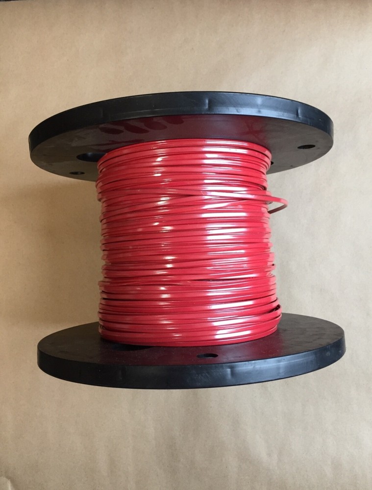 NEW 4 Conductor, 7/36tc Flat Cable - RED