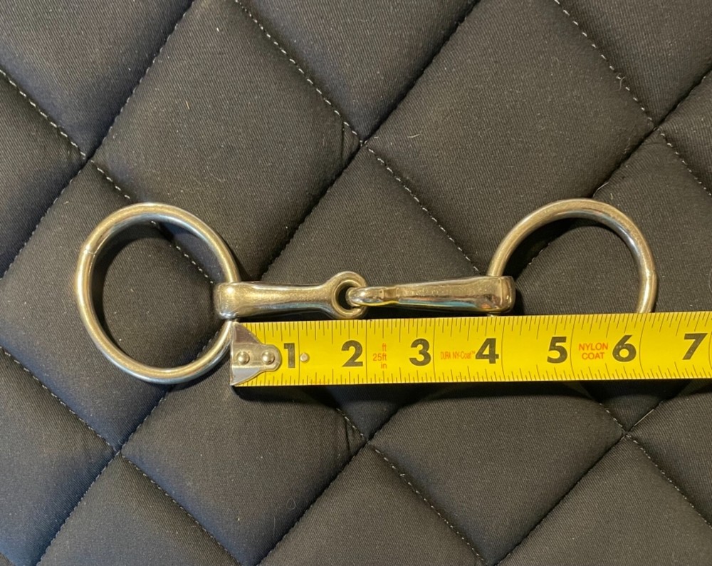 O Ring Metal Jointed Snaffle Bit 3.5”