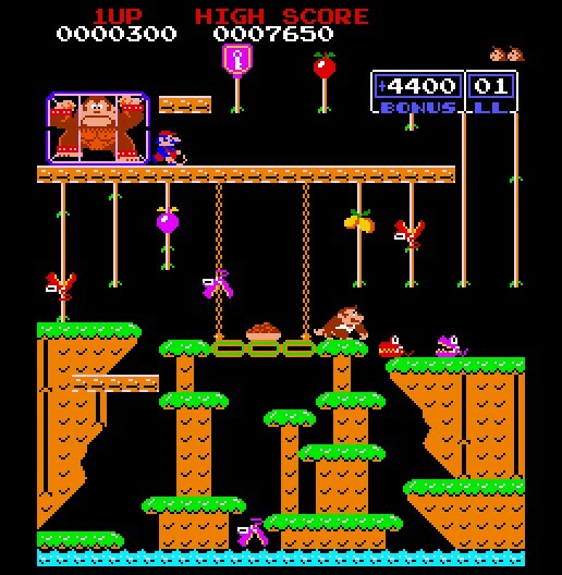 Double Donkey Kong Multi Remix multi-game kit for Donkey Kong Junior arcade PCB