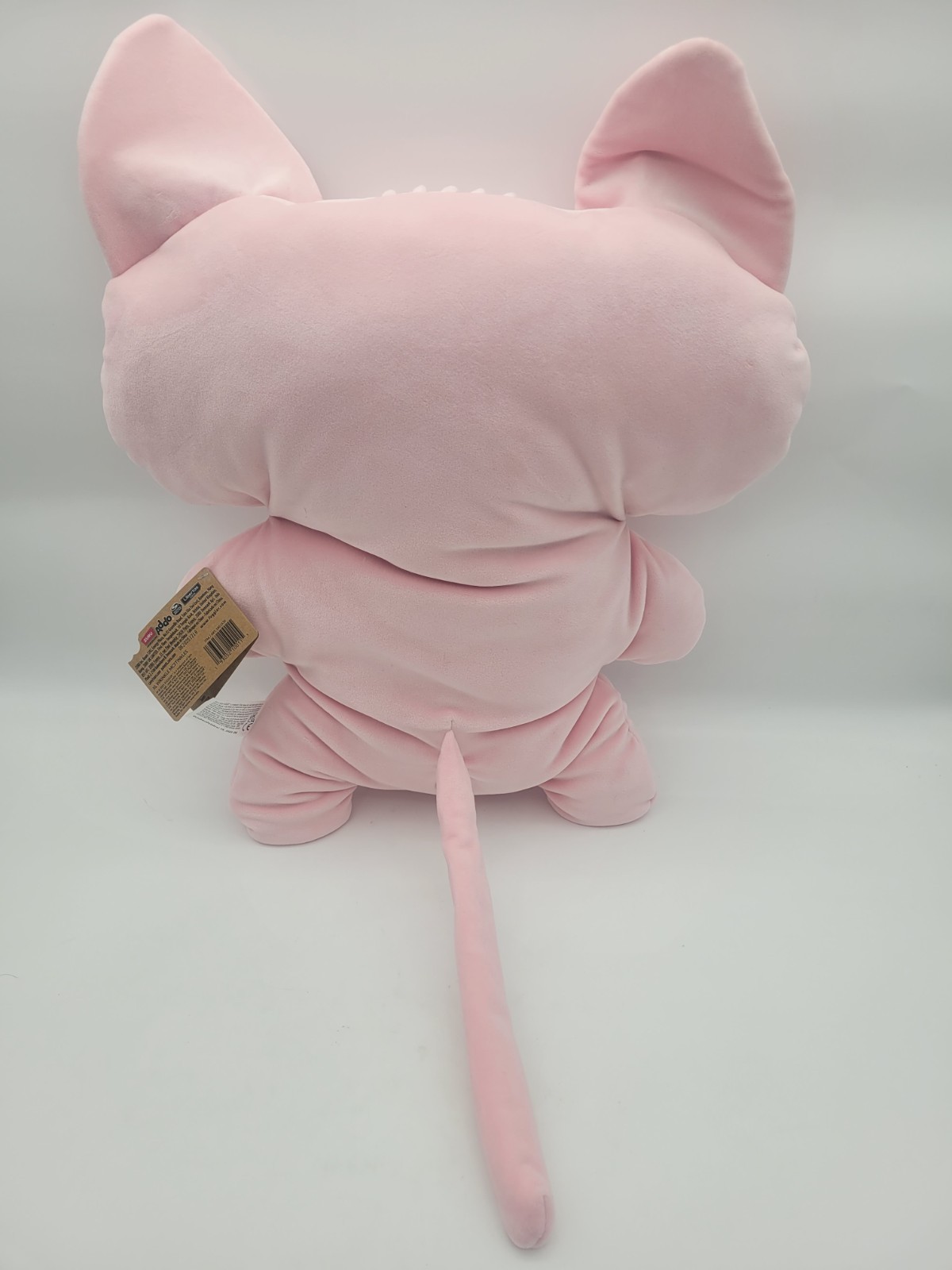 18” Fuggler BIGG FUGG Wrinkle McStinkles Hairless Cat Pink Plush