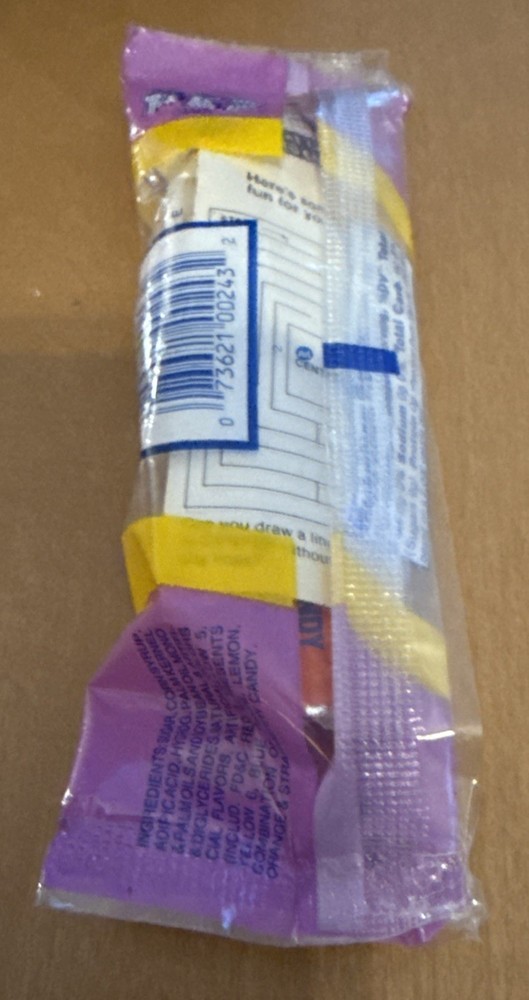 PEZ 1994 Easter Bunny Candy Container 4 3/4” No Feet SEALED PACK