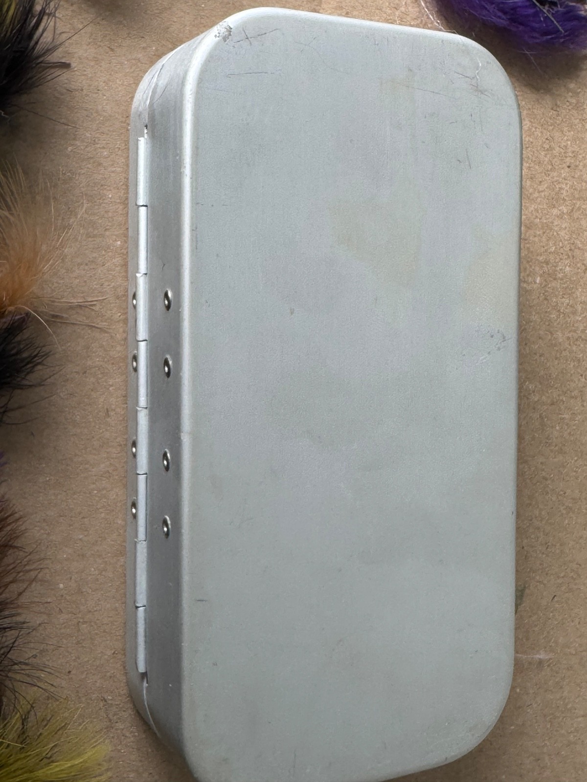 Cabelas Aluminum Fly Box + Over 100 Hoppers Beadheads Streamers Wheatley Clone