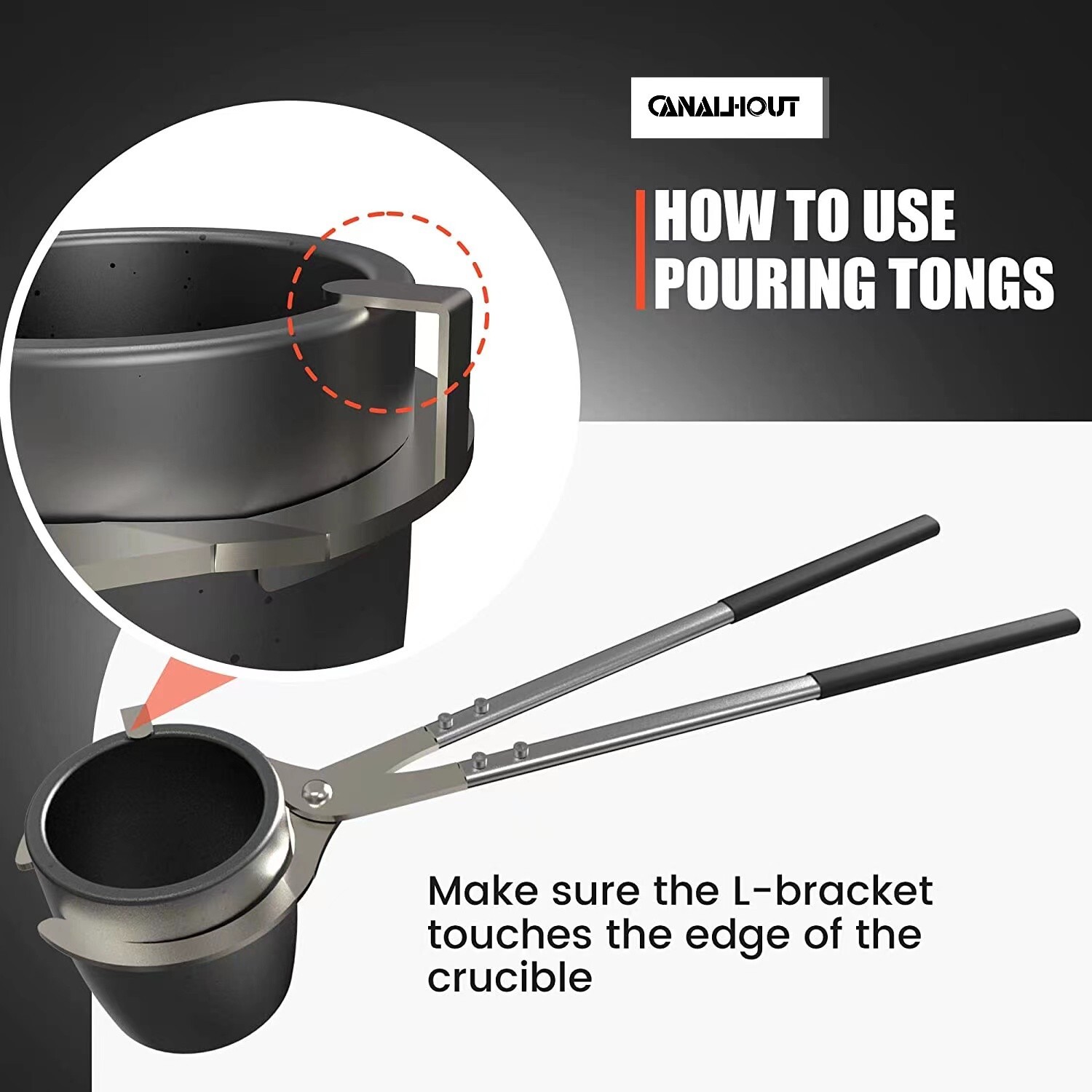 25KG Propane Furnace Kit w/ 2 Crucible Tongs,Smelting Gold Metal Recycle 2700℉