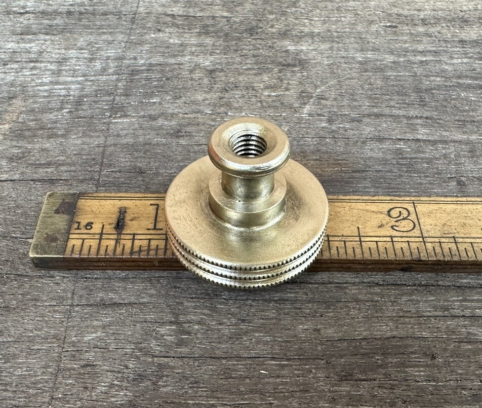 Vintage Record Plane Depth Brass Adjustment Frog Screw Old Tool