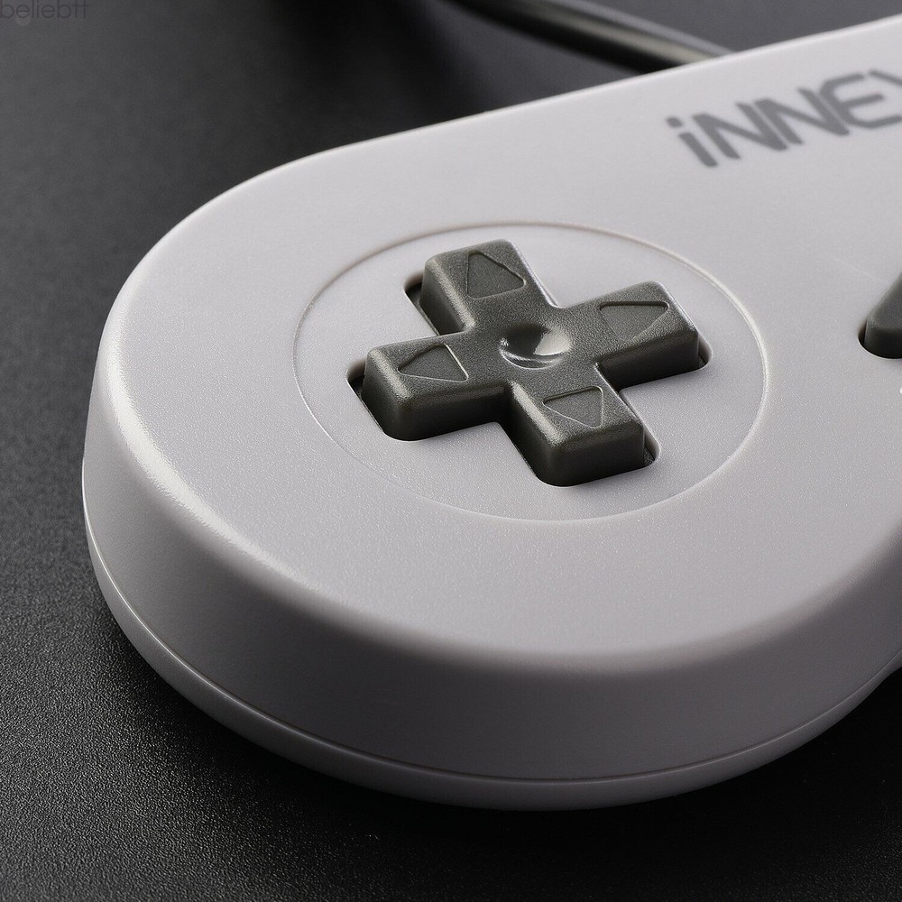 2 Pack Wired/ Wireless SNES USB Controller Gamepad Joystick Super Classic for PC