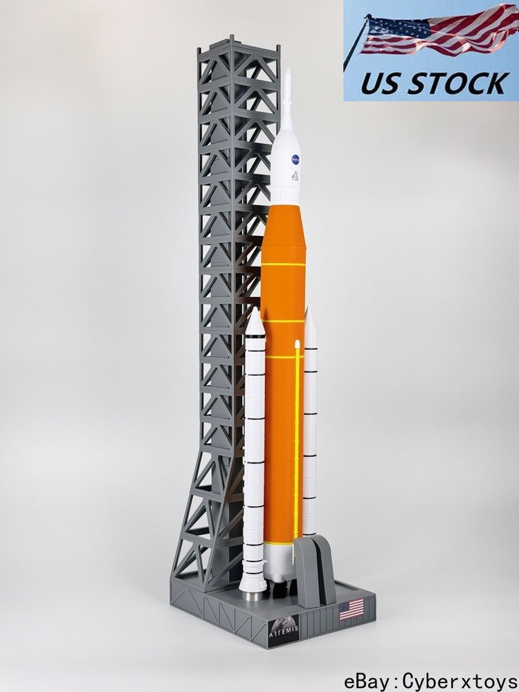 1:200 Scale NASA Artemis SLS Orion Launch Tower Set Rocket Model