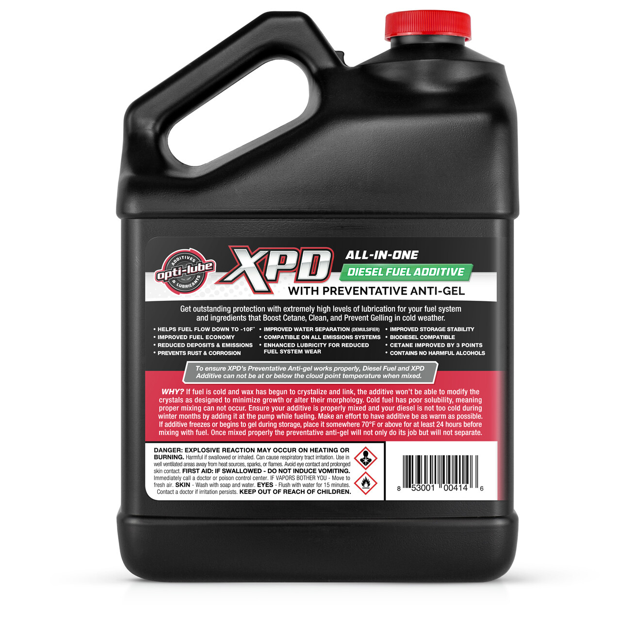 Opti-Lube XPD Formula Diesel Fuel Additive: 1 Gallon with Accessories