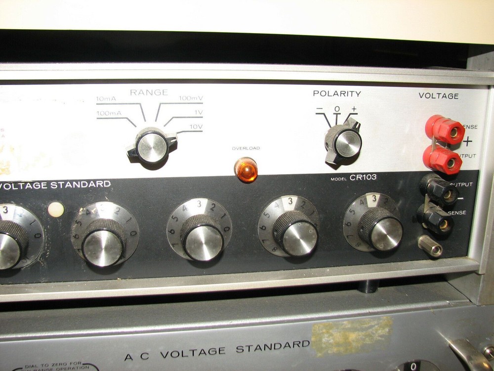 EDC Rack w/ AC-DC Calibrator 3200 + CR103 DC Current + AC1000 DB AC Voltage Std