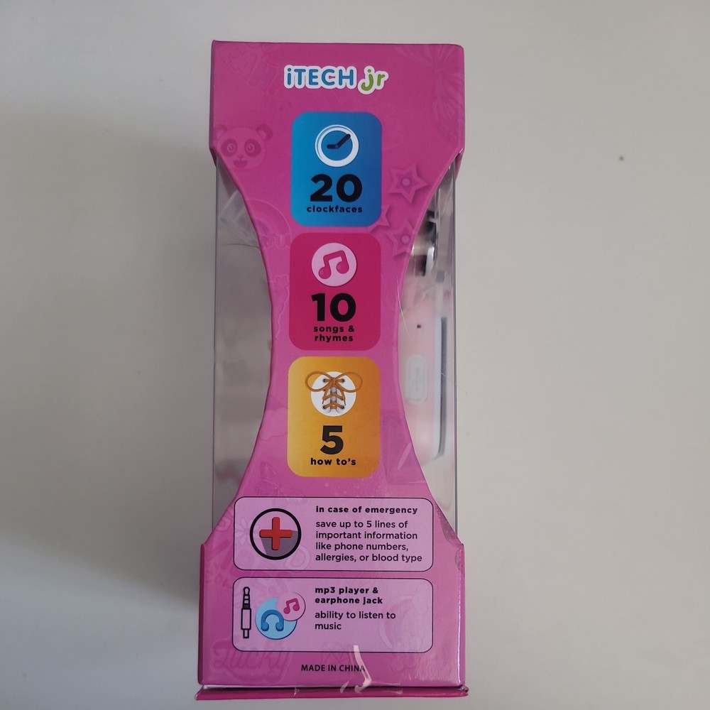 iTech Junior Girls Earbuds & Smartwatch Set - Panda