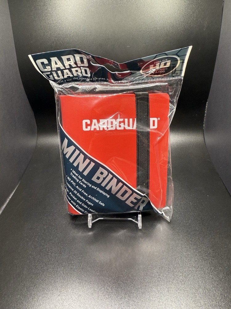 Red CardGuard Mini Binder with Strap