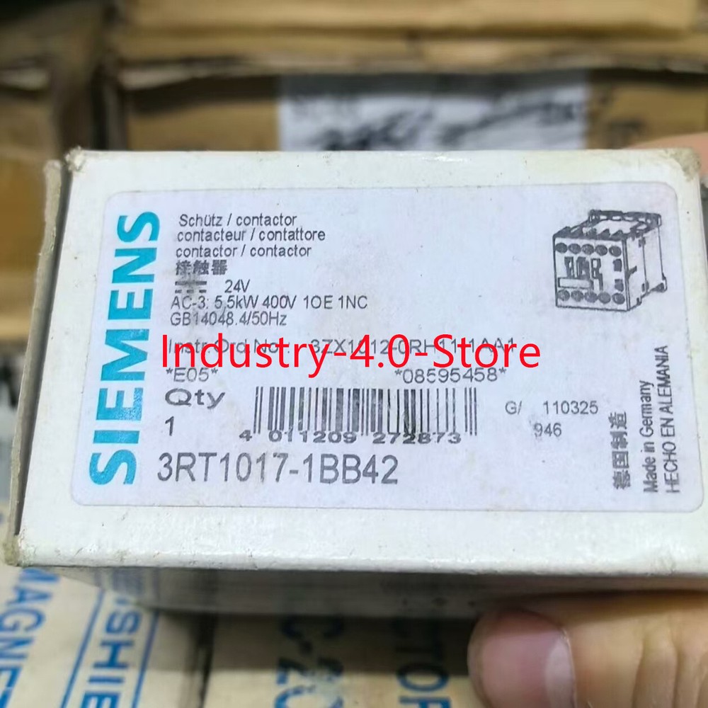 New Siemens 3RT1017-1BB42 Contactor