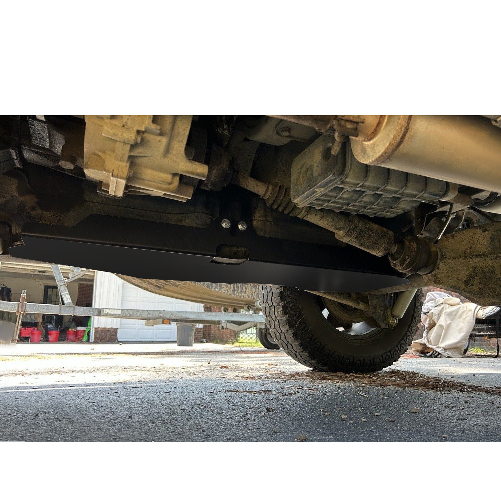 Gas Tank Fuel Tank Skid Plate For 2007-2018 Jeep Wrangler JK 4WD 2-Door for 794