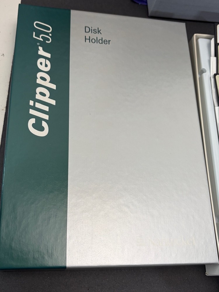 Nantucket Clipper v5.01 Application Development System IBM PS/2 PC XT AC 5.25