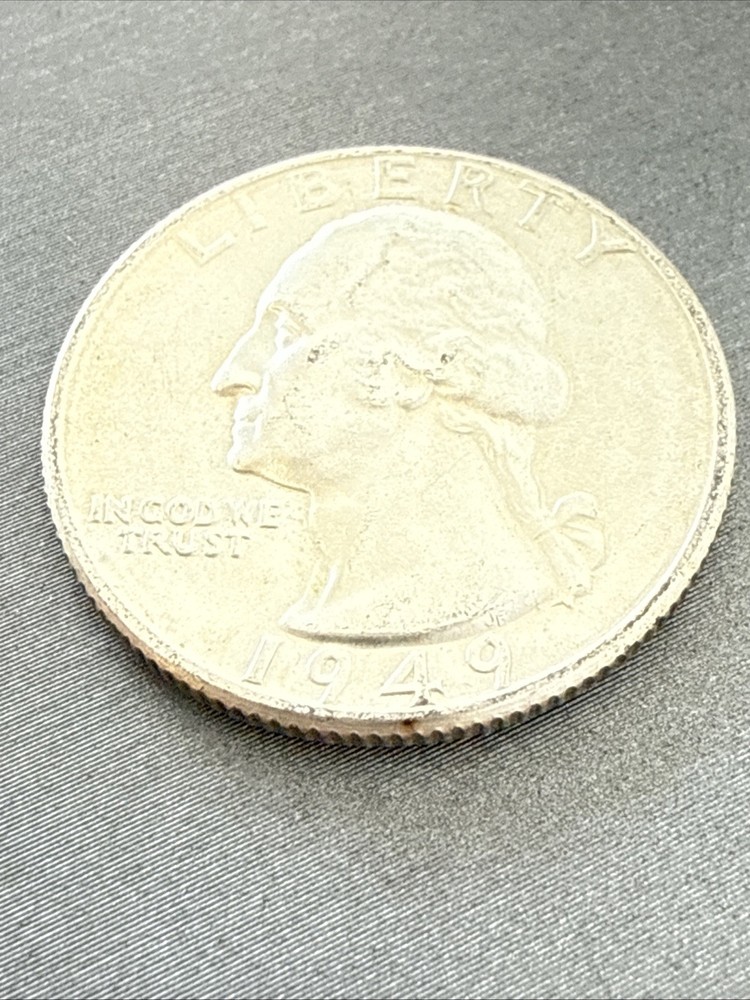 1964 P/1949 D 4 Silver Washington Quarters