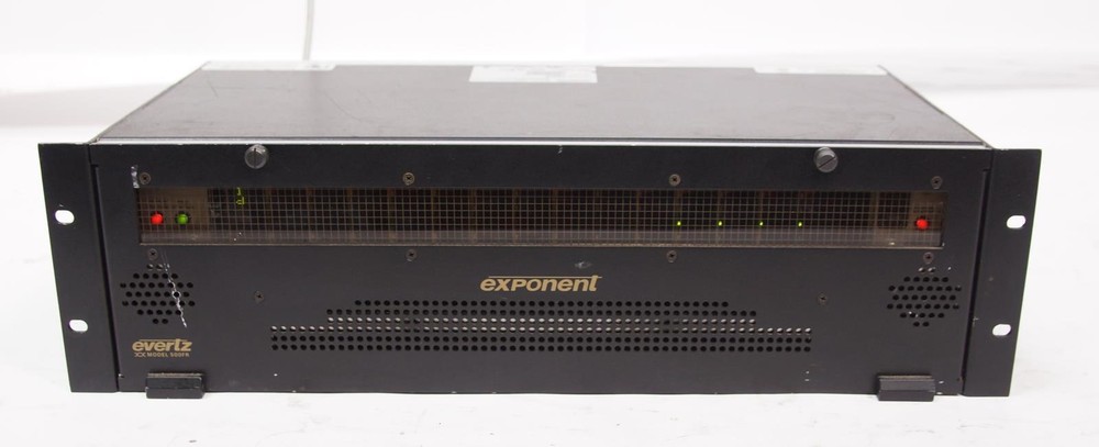 Evertz 500FR Frame with 500FC & 500DA2Q-HD Boards